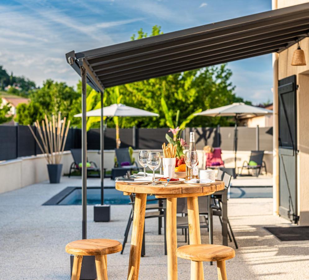 Villa des Oliviers : Sublime villa avec piscine chauffée et privée, terrasse de 185m² Bon-Encontre Extérieur photo